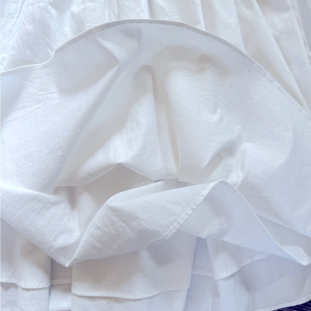 Twik Organic cotton Square-neck poplin babydoll dress, Sz small. GUC - Picture 8 of 9